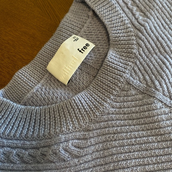 Wilfred Free Wolter Sweater XS Lavendar - Picture 2 of 8